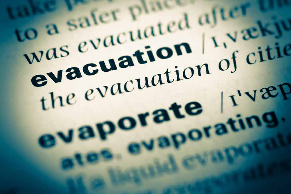 evacuation