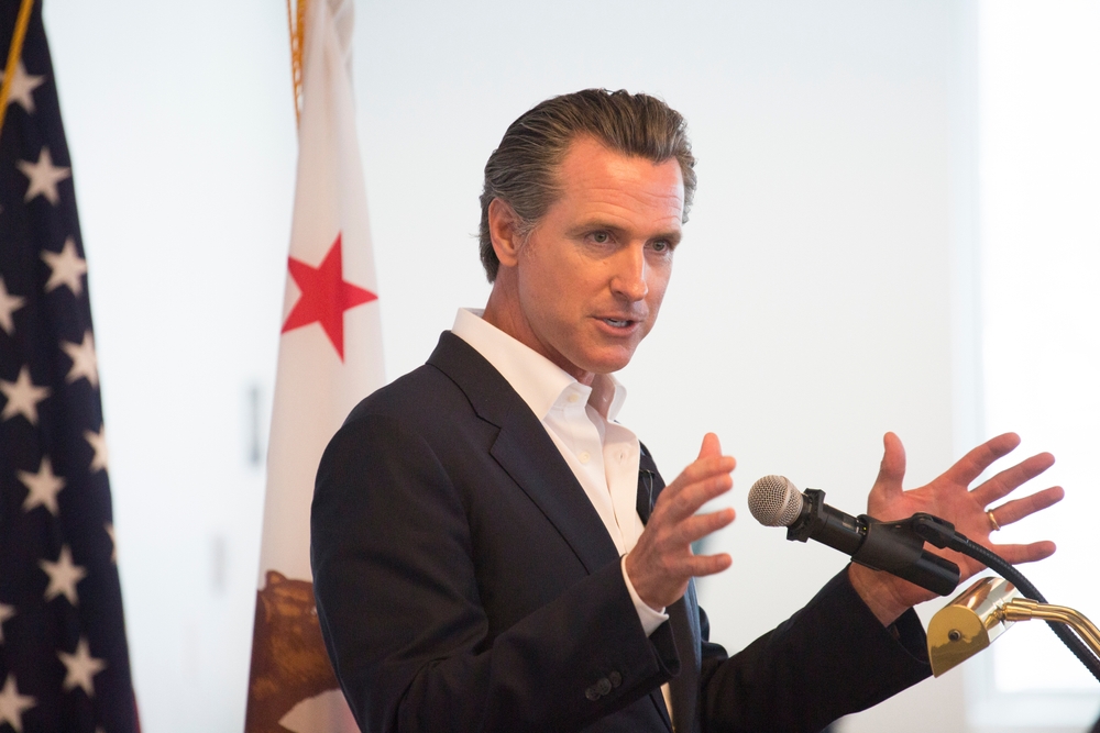 Gavin Newsom. Governor, California, Leftist